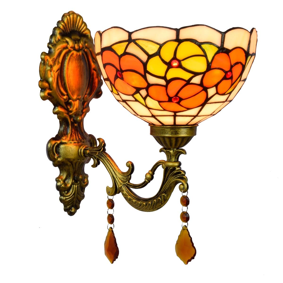 Applique cristal pastorale haut de gamme fleur unique design