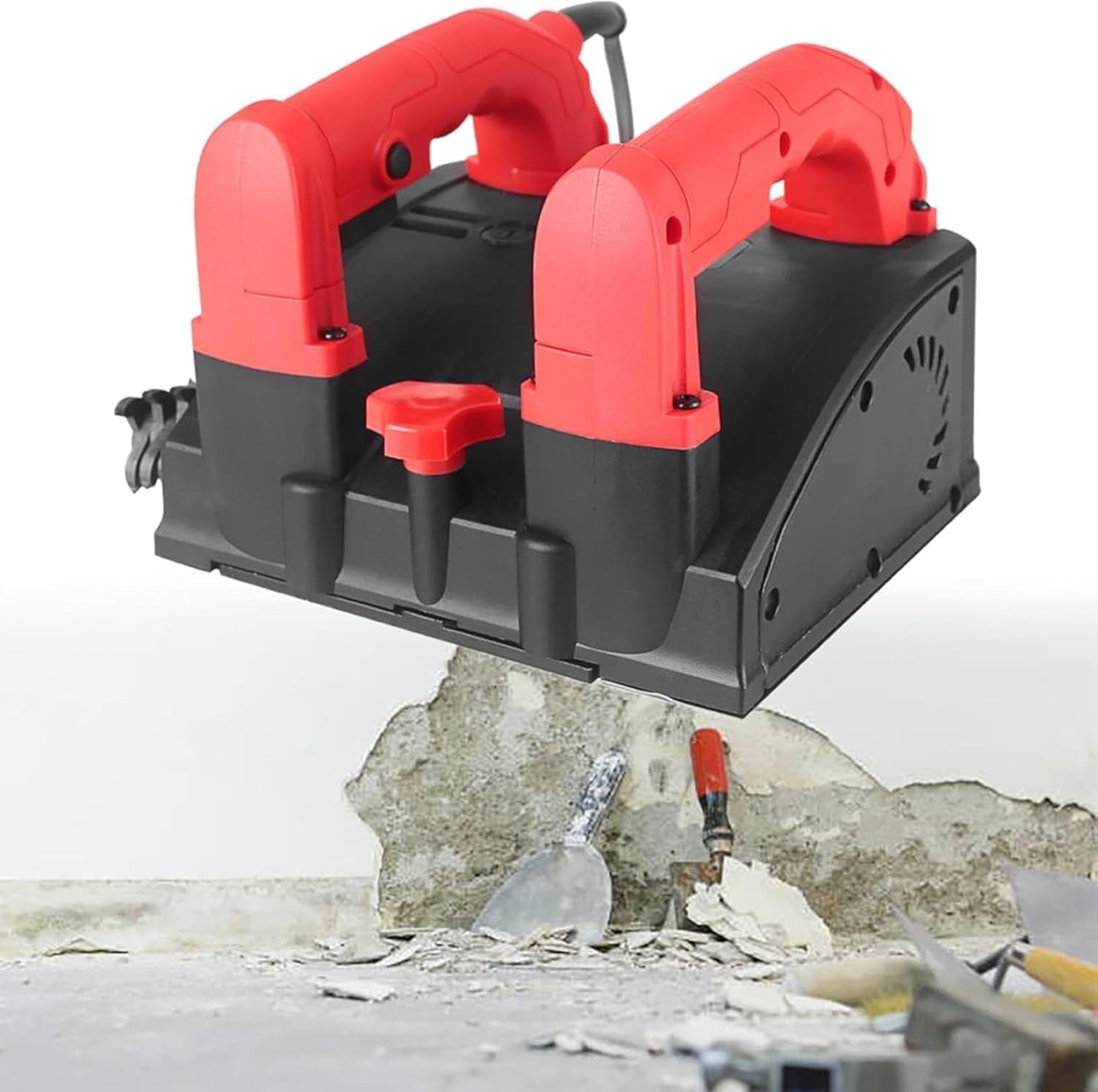 Elektryczna strugarka do ścian o mocy 1200 W, ręczna elektryczna skrobaczka do ścian, głębokość 1-4 mm, konstrukcja z podwójnym uchwytem, ​​odpowiednia do precyzyjnego i wydajnego wygładzania ścian
