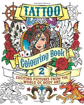 Paperback Tattoo Colouring Book 2 Book