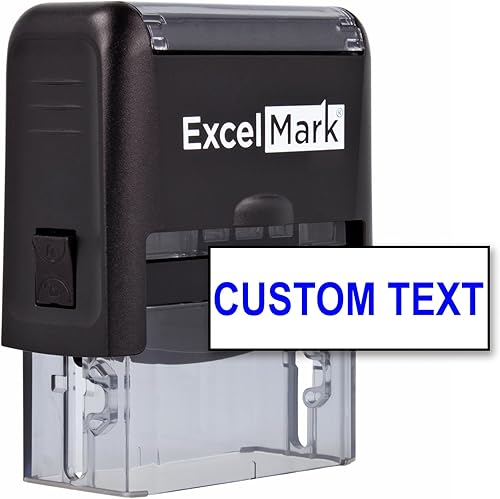 Un sello de goma personalizado L