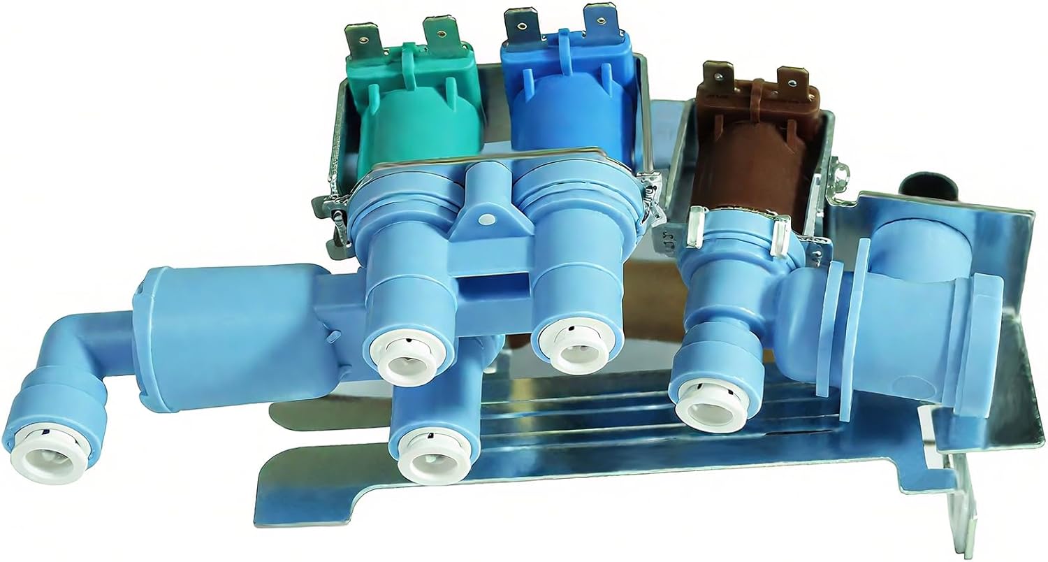 242253002 Refrigerator Water Inlet Valve Replacement – Compatible with Frigidaire, Kenmore, Maker, Ice Models – Replaces WR57X33326, 242102201 – Fits Refrigerator Parts for Water Inlet Systems
