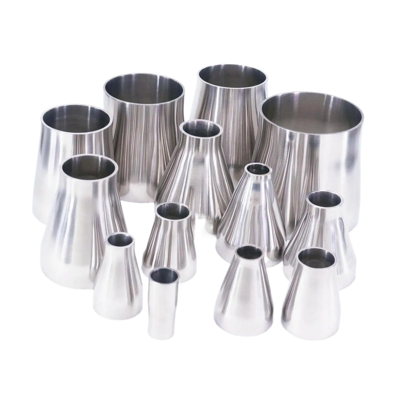 Tamaños 16 19 25 32 38 45 51 57 63 76 89 102 108 114 139 mm Tubo reductor concéntrico de soldadura de acero inoxidable 304 for elaboración casera(114mm To 89mm)