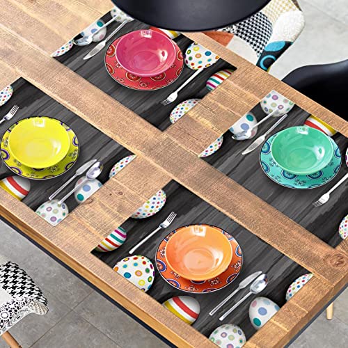 Sets de table Pâques pour repas de famille et grand dîner - 8