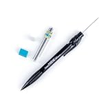 Pentel Prime Mechanical Pencil 0.7mm, Black Barrel, Box of 12 (AX7A) – view 5
