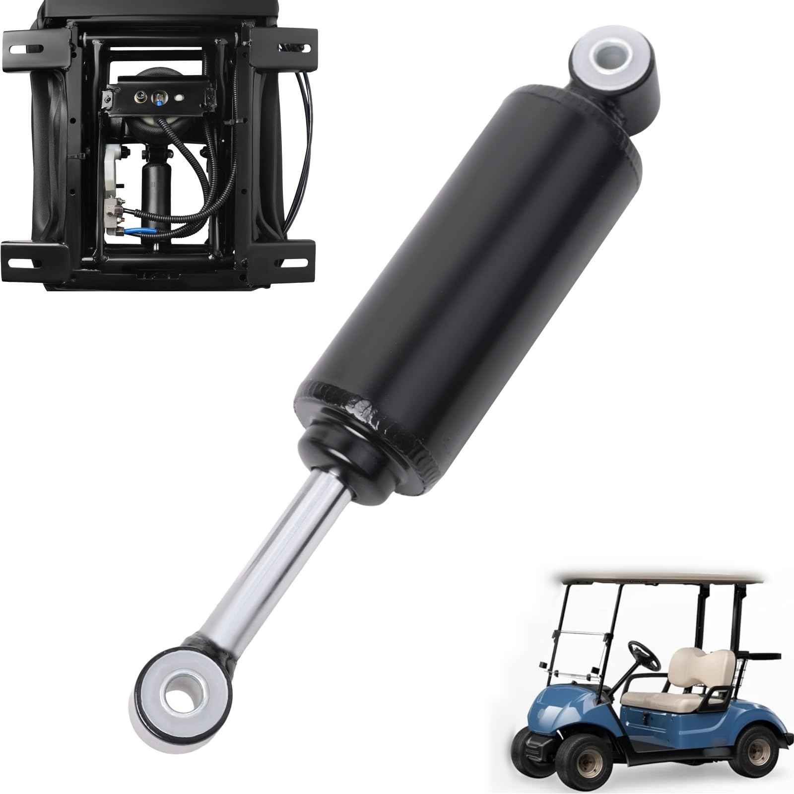 182 mm langer Reise-Sitzfederungs-Stoßdämpfer, 2000 N Hochleistungs-Hydraulikdämpfer für große Traktor-Bagger, Sattelzugmaschinen, Extrem-Gelände-Betriebsstreben-Ersatz