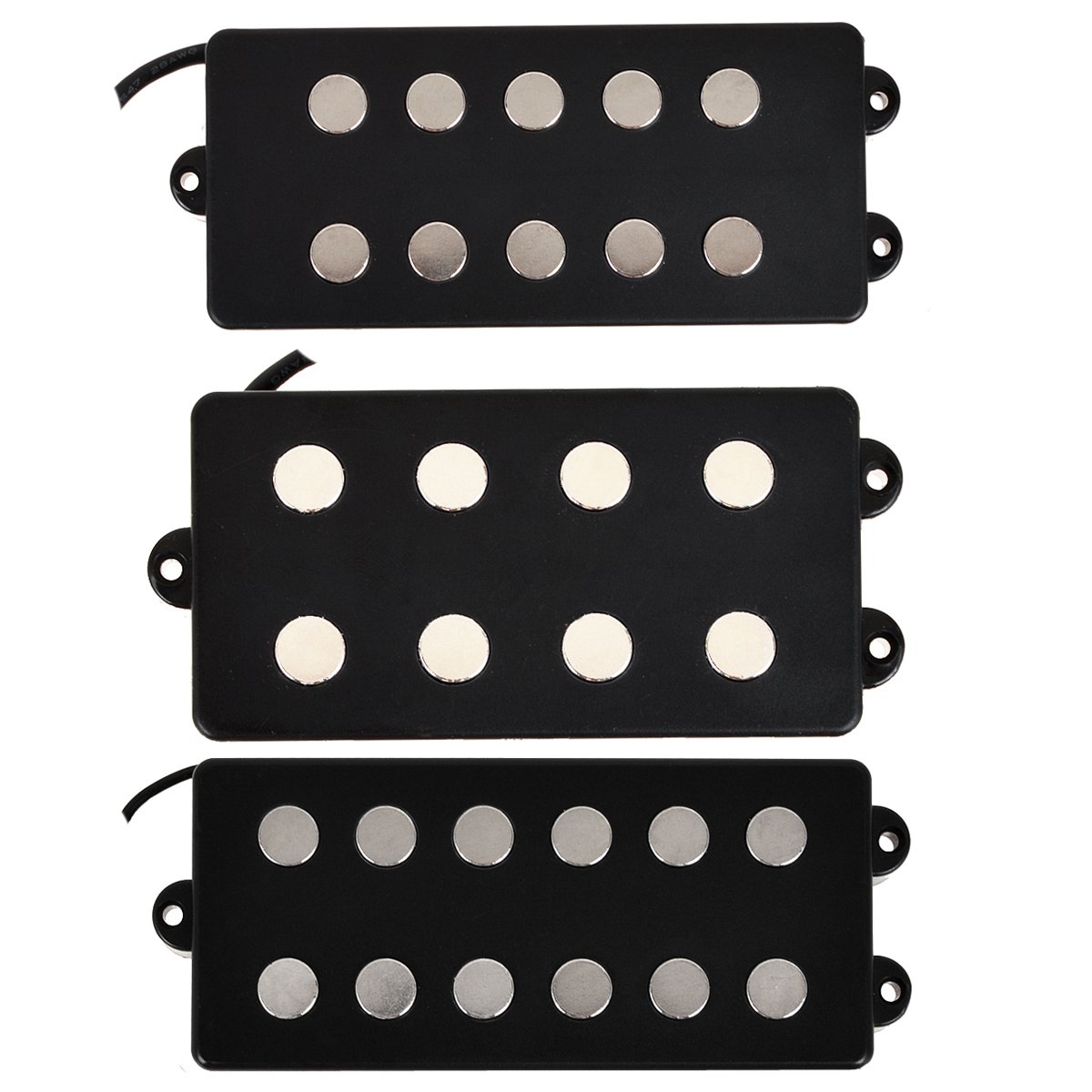 Buy Kmise Different Black 4 5 6 String Bass Guitar Pickup Humbucker For