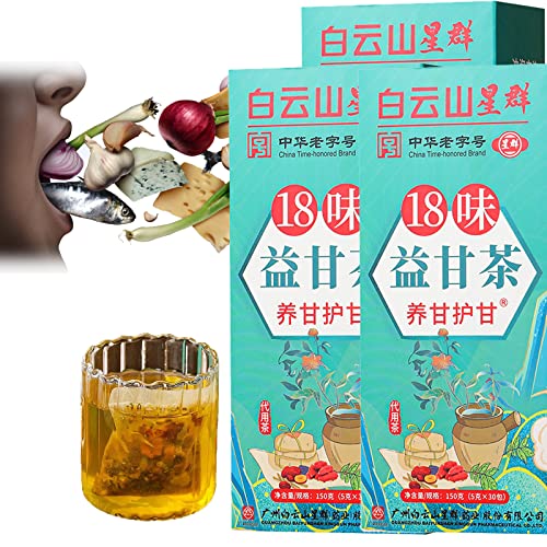 Daily Liver Nourishing Tea, 18 Flavors Liver Care Tea(18 Different Herbs) ，Nourishing Liver And Protecting Liver Tea (3Box) #TOP12