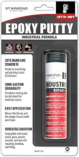 STARBOND 2 oz. White Epoxy Putty Stick – High-Temperature Resistant, BPA-Free Epoxy Repair Putty – Rock-Hard Cure for Automotive, Plumbing, Woodworking & DIY Projects