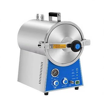 24L Table Top Stainless Steel Portable Steam Autoclave Sterilizer Machine TM-T24J US Stock