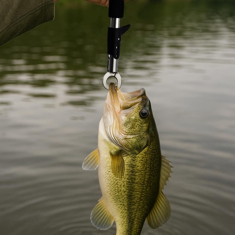 Juego de herramientas de pesca con mosca Grip con alicates de 3 piezas y cortaúñas mono 4