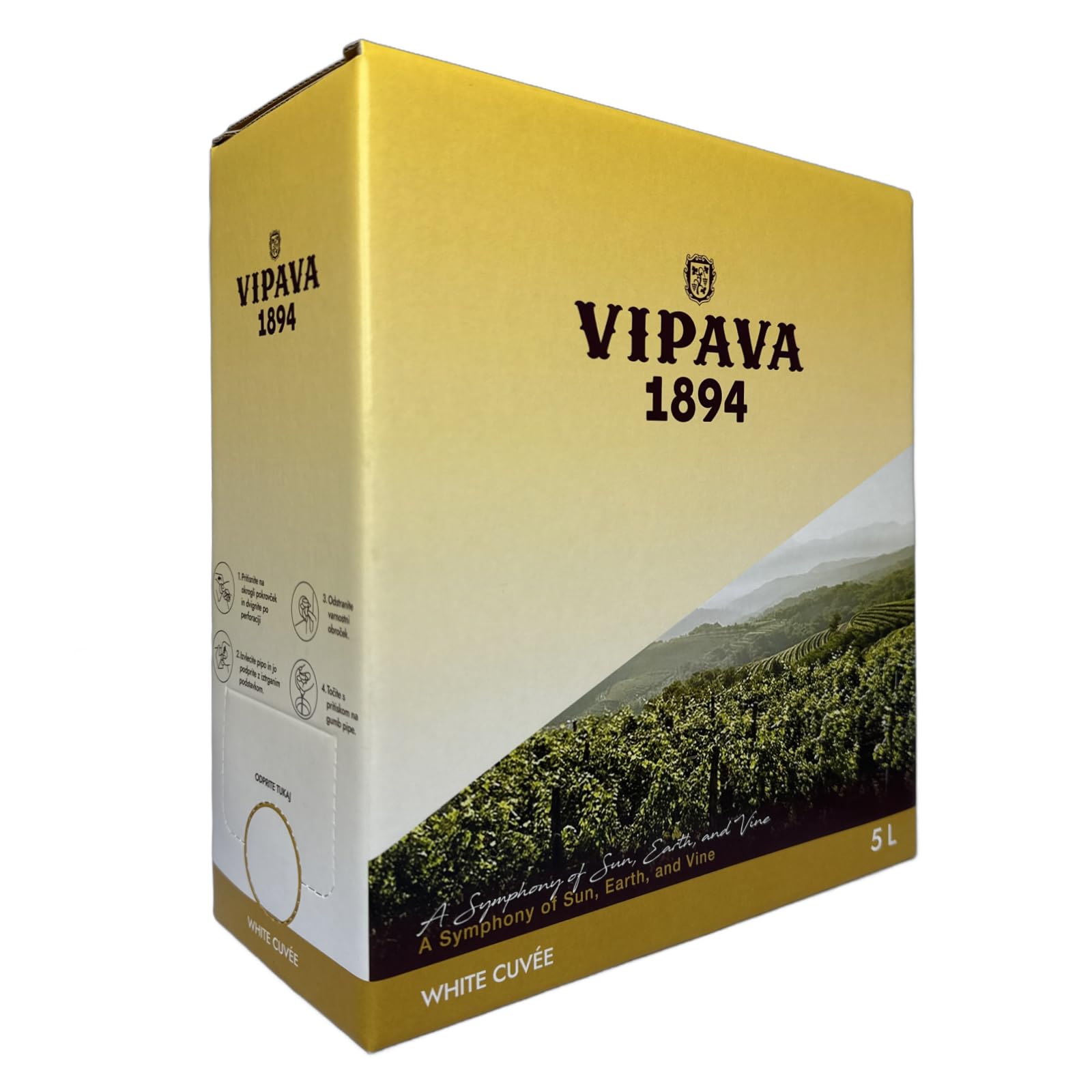 Vipava 1894 Weißwein Cuvée BiB (5 L)