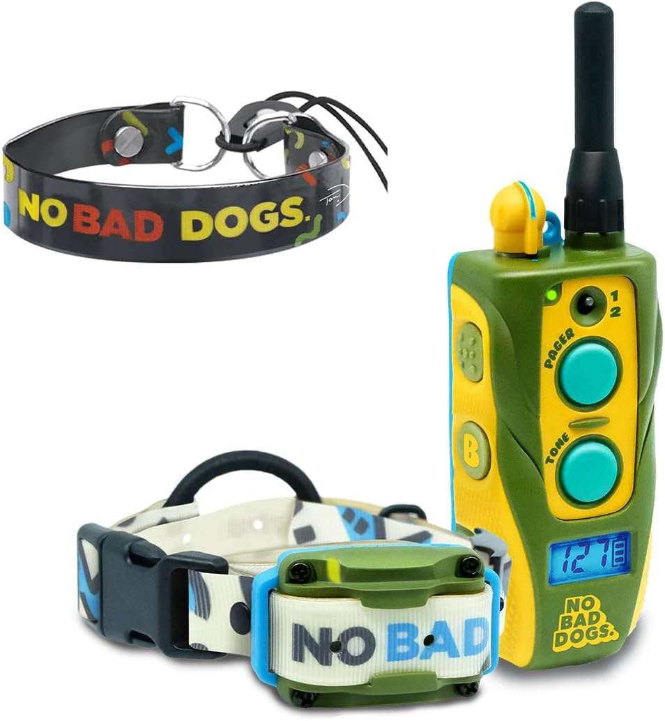 Dogtra Tom Davis 280C 2.0 Training Collar Bundle [2025 Edition] – Full Set + Tom Davis Bungee Collar, Boost & Lock, Waterproof, Rechargeable, 1/2-Mile Range, 127 Levels, Vibration
