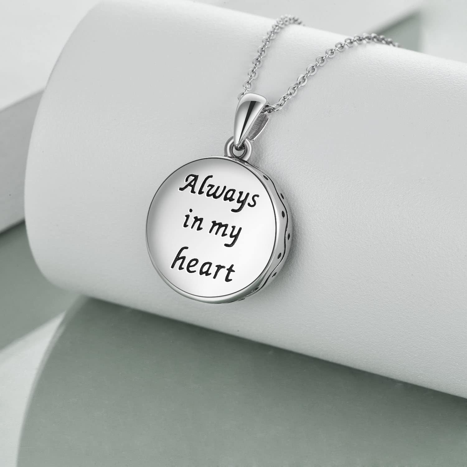 Tree of Life Urn Necklaces for Ashes Sterling Silver Abalone Shell/Opal Tree of Life Cremation Jewelry for Ashes Memory Jewelry for Women Men - Image 4