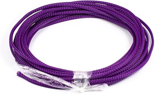Miniatura 6 de Othmro Funda de cable trenzado expandible de PET de 16.4 pies, protector de cable flexible de 1/8 pulgadas, funda de organización de cables para