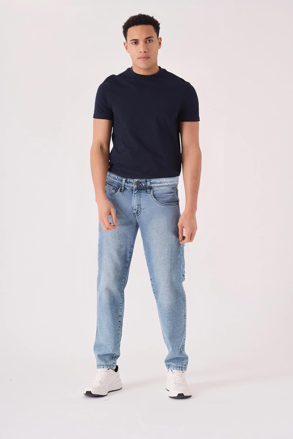 JMOJO Men Relaxed Fit Jeans - Casual Denim Pant for Outings - Stretch Men Jeans - Image 3