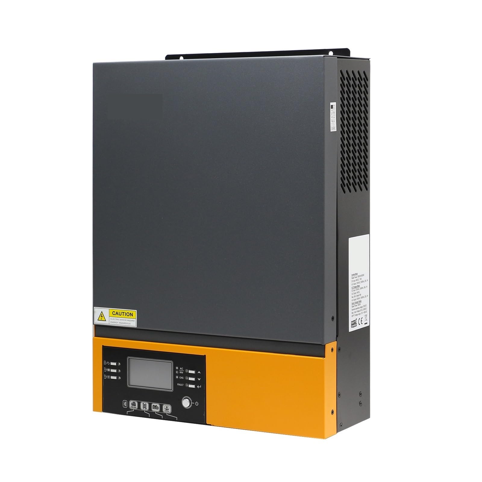 Inversor Solar HíBrido Inversor Solar Híbrido 5KW Off Grid Inversor De Onda Sinusoidal Pura 5000W con Controlador De Cargador Solar MPPT 80A Puerto USB