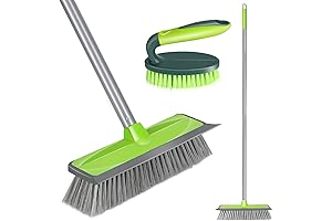Almcmy 2 in 1 Floor Scrub Brush