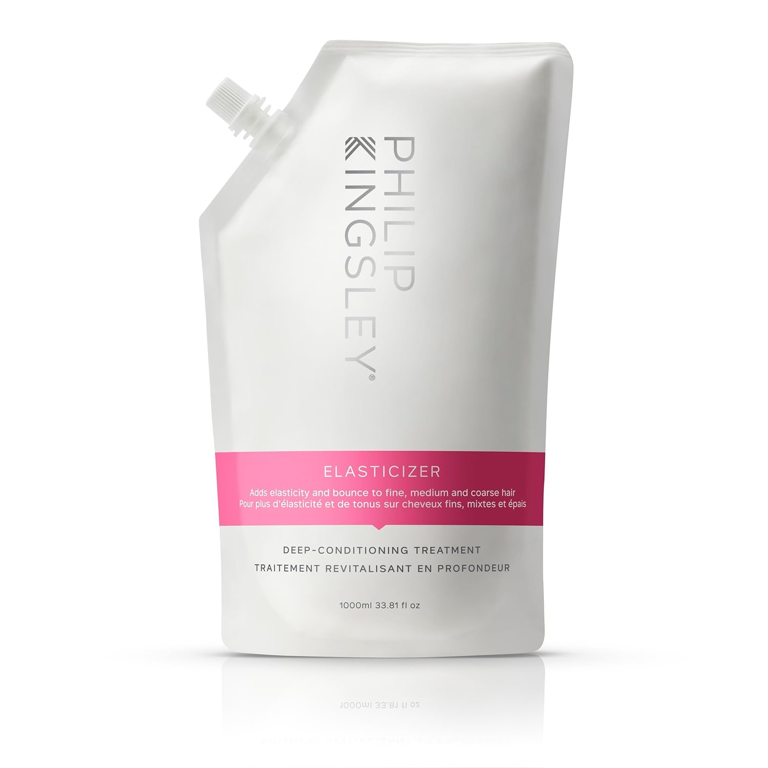 PHILIP KINGSLEY - Elasticizer | Deep Conditioner | Repair Hair Mask Treatment for All Hair Types | Pre-Shampoo Deep Conditioning Mask | Hydrates, Adds Shine, Reduces Breakage | 33.8oz Refill Pouch