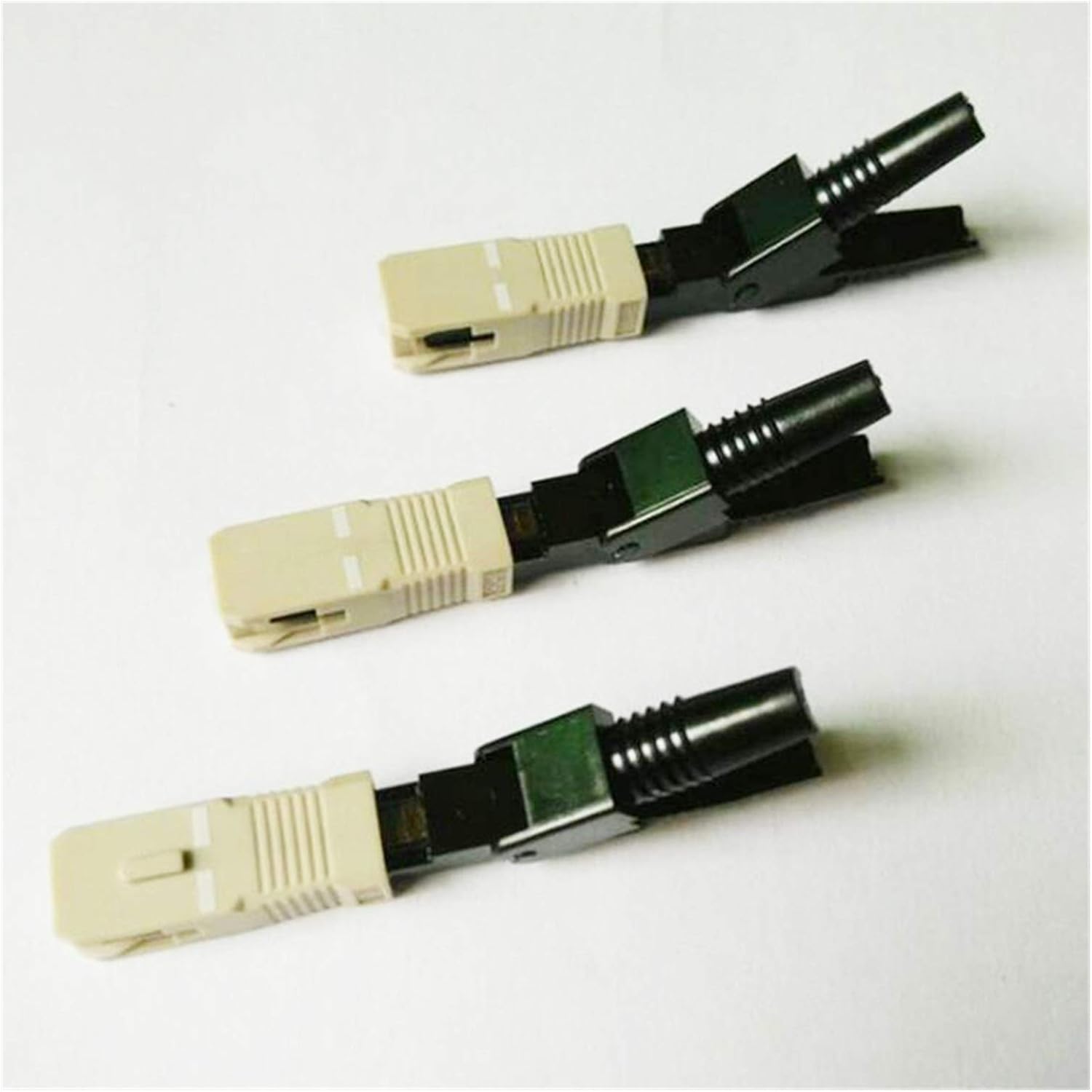 Fiber Optic Converter Adapter 100PCS FTTH SC UPC Multimode Fiber SC UPC Quick Connector SC FTTH Fiber Quick Connector SC Connector Converter