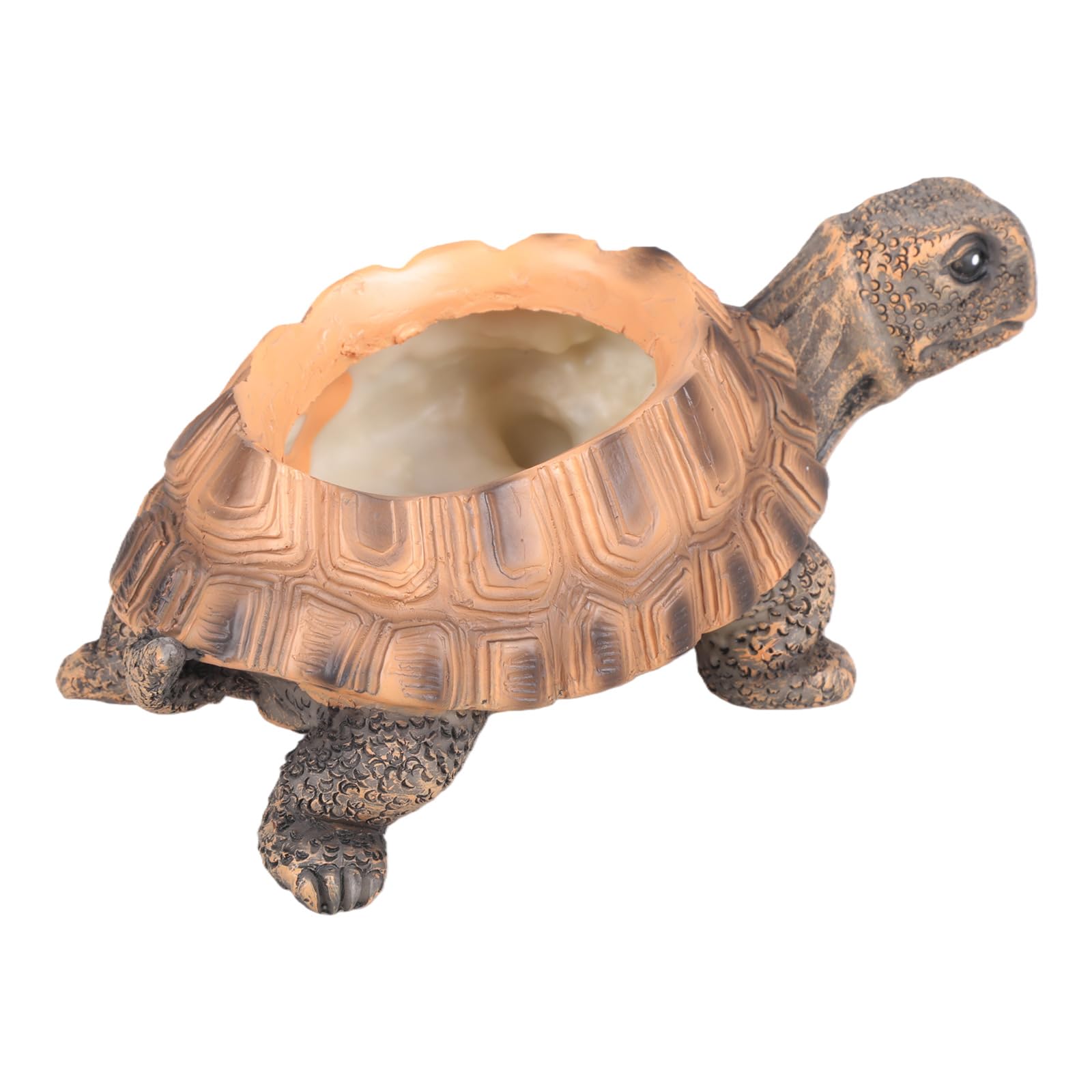 ZBIianxer Cartoon Turtle Planter, Resin Pot for Home, Slip Design Decorative Resin Ornaments
