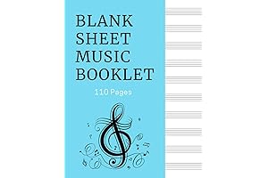 Blank Sheet Music Book: Ample Space for Composition