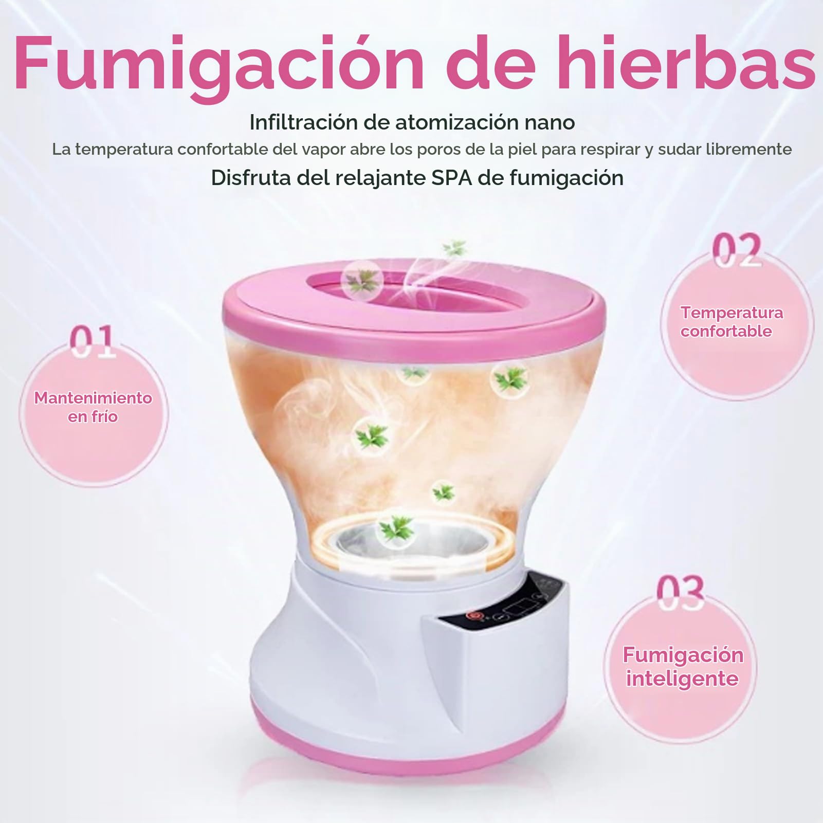 Asiento de Vapor Vaginal, Kit de Spa Vaginal Portátil de 350 ml, Temperatura Constante Inteligente, Cojín Suave y Transpirable para Calentar el Útero y el Abdomen y Aliviar Los Calambres (UE)