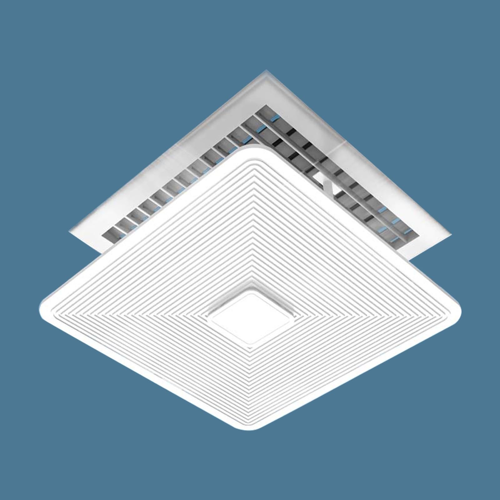 Deflettore Condizionatore, Deflettore Regolabile per Climatizzatore con Supporto, Anti-diretto, Deflettore Dell'aria per Bocchette a Soffitto(60cm/23.6in)