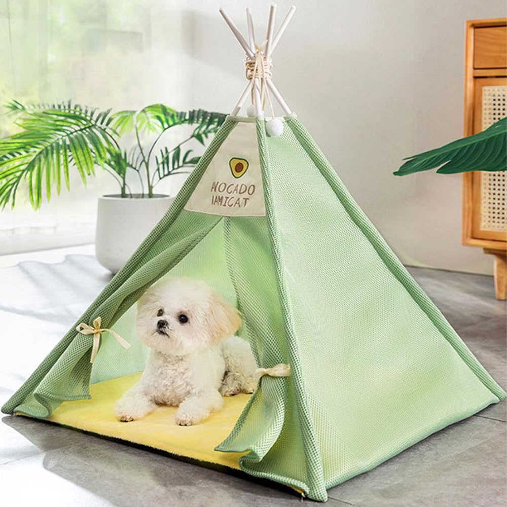 Amazon | IYOIYA ペットベッド 夏 ひんやり テント 50X50 小型犬