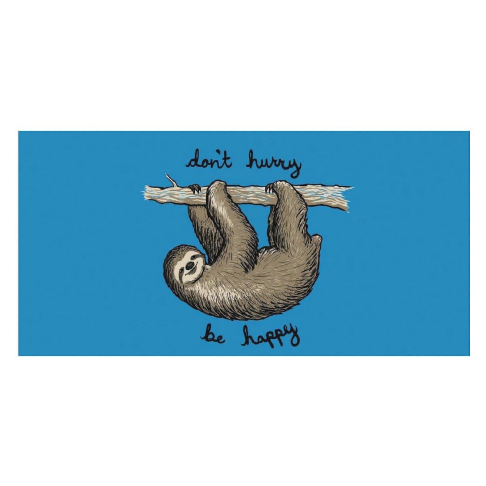 LWORZIIB Beach Towel, Lazy Sloth Bath Towel, Pool Towel Great for Gym Swimming 80 X 160cm