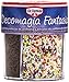 DR. OETKER Decomagia Fantasía | Kit de Sprinkles Para Repostería. Toppings Para Decoración de Pasteles, Galletas, Cupcakes, Bombones, Helados, Tartas y Yogures - Bote de 78g
