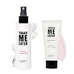 Elizabeth Mott Thank Me Later Primer & Setting Spray Bundle - Oil-Control Face Primer for Smooth, Matte Finish & Hydrating Setting Spray with Niacinamide for Dewy, Long-Lasting Makeup - 30g + 95ml