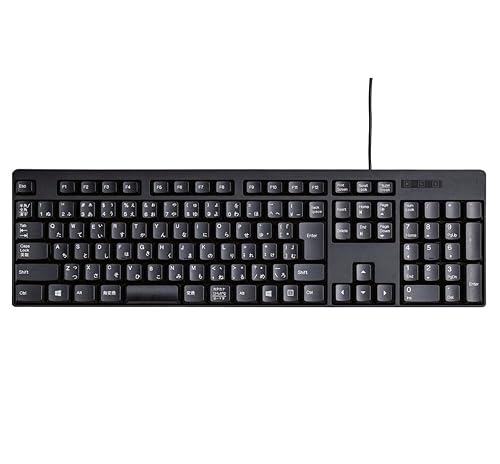 エレコム 有線キーボード メンブレン ブラック TK-FFCM01BK