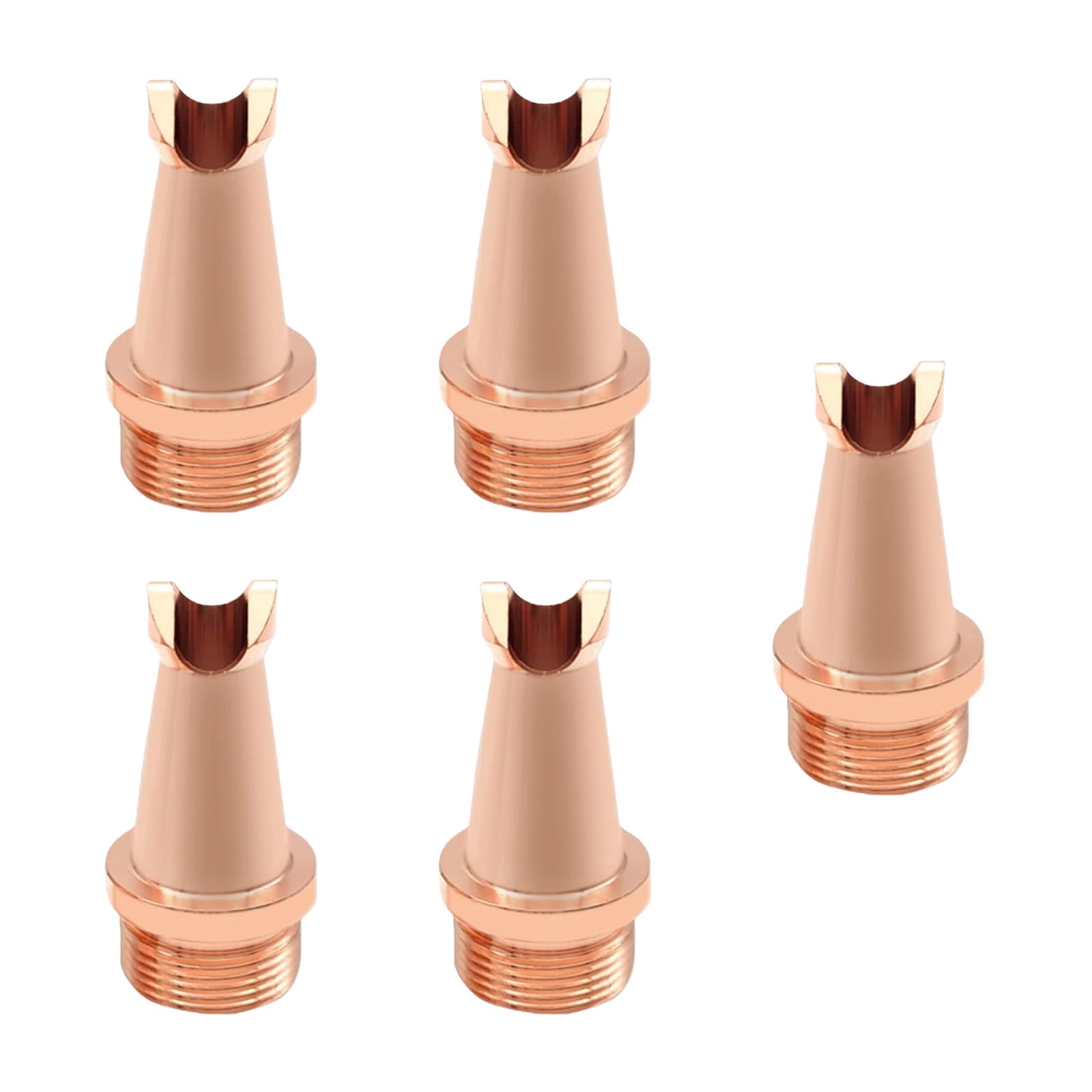Rgybao A 5Pcs Welding Nozzle Welding Torch Handheld Nozzle Copper Thickened Consumables Ccessories Copper