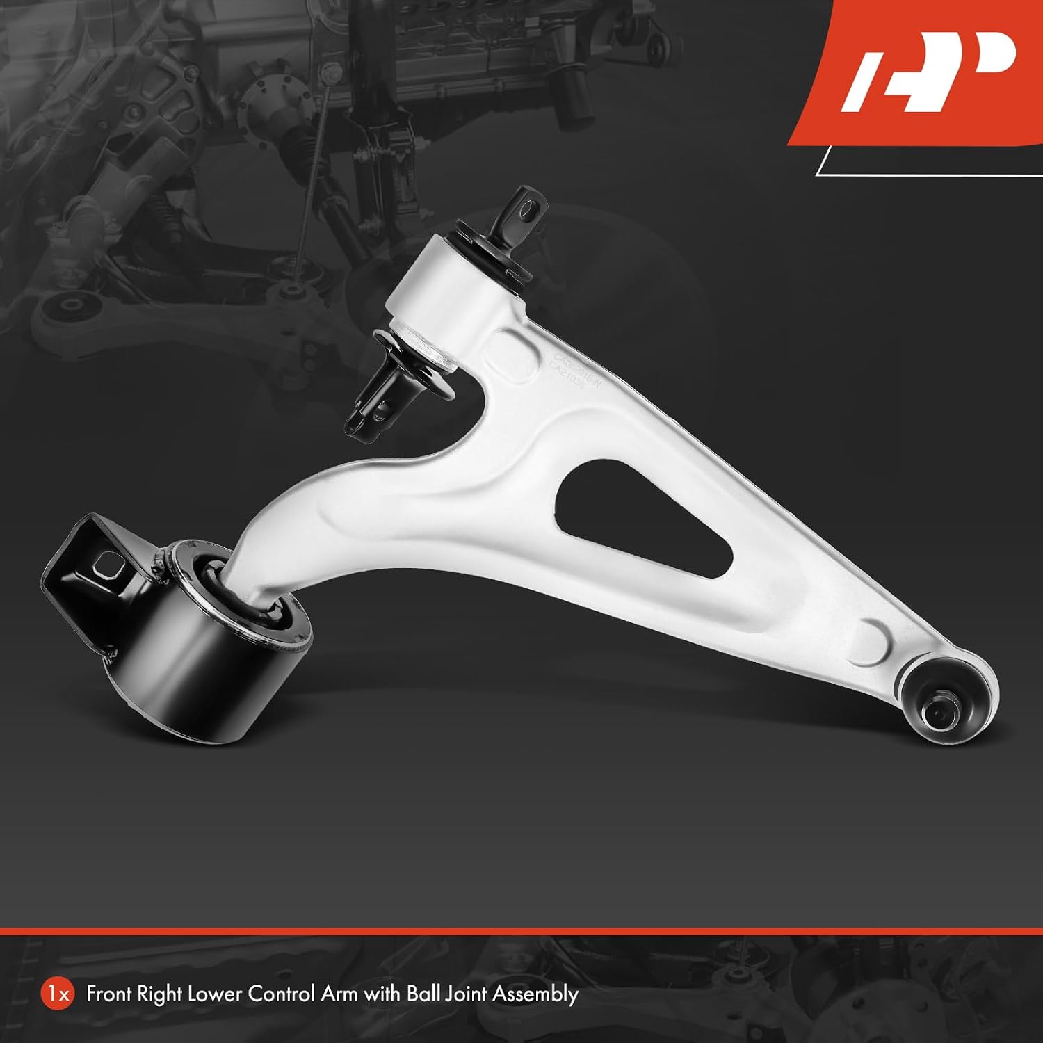 A-Premium Front Right Lower Control Arm, with Ball Joint & Bushing, Compatible with Ford Freestar 2004-2007, Mercury Monterey 2004-2007, FWD