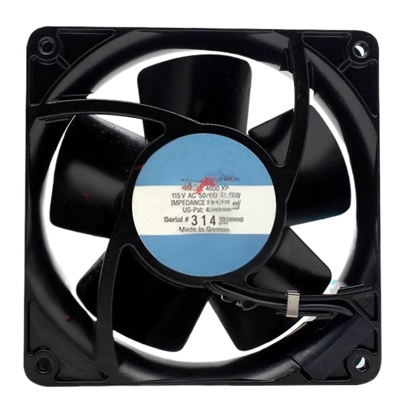 Ventilateur 4600XP 115VAC durable avec moteur 20W de haute précision 12038