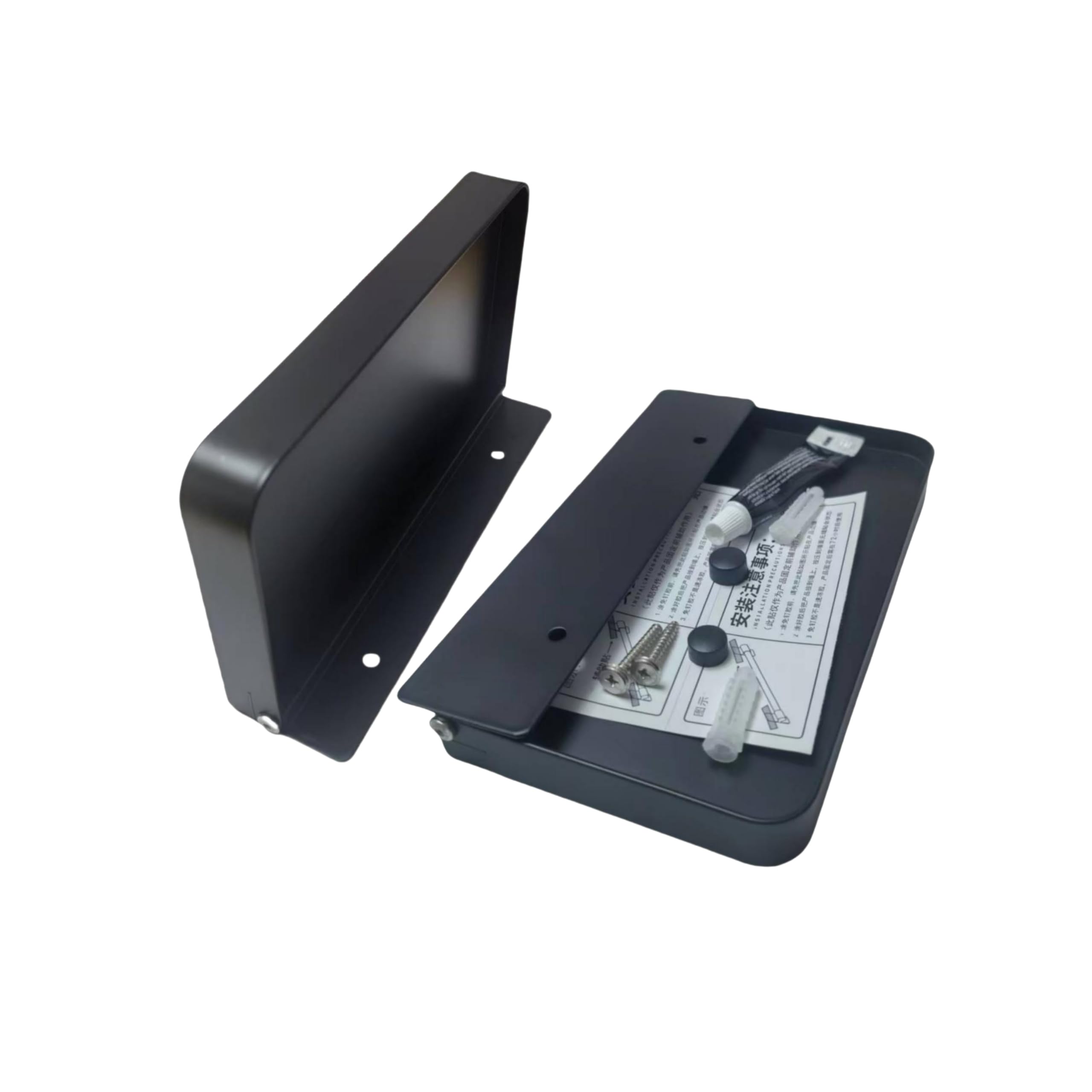 Photo 1 of ZRuiYFFS Folding Wall-Mounted Storage Rack - Black