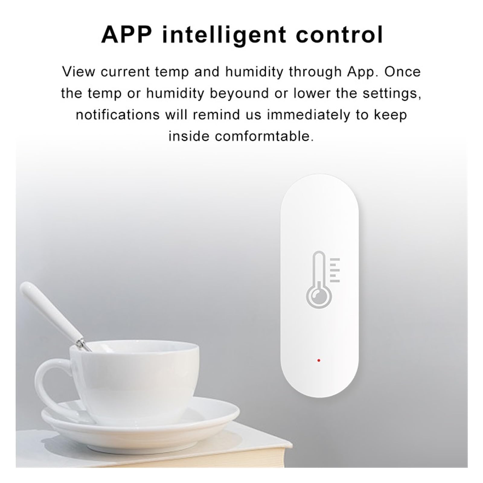 Tuya Smart WIFI Sensore Di Temperatura E Umidità Igrometro Interno Termometro Controllo Intelligente Della Vita Preciso E Di Facile Lettura(2PCS)