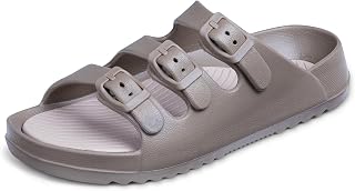 DOCTOR EXTRA SOFT Women’s EVA Slide Slip-On with Adjustable Triple Buckle Straps| Lightweight & Comfortable| Waterproof Su... Price In India