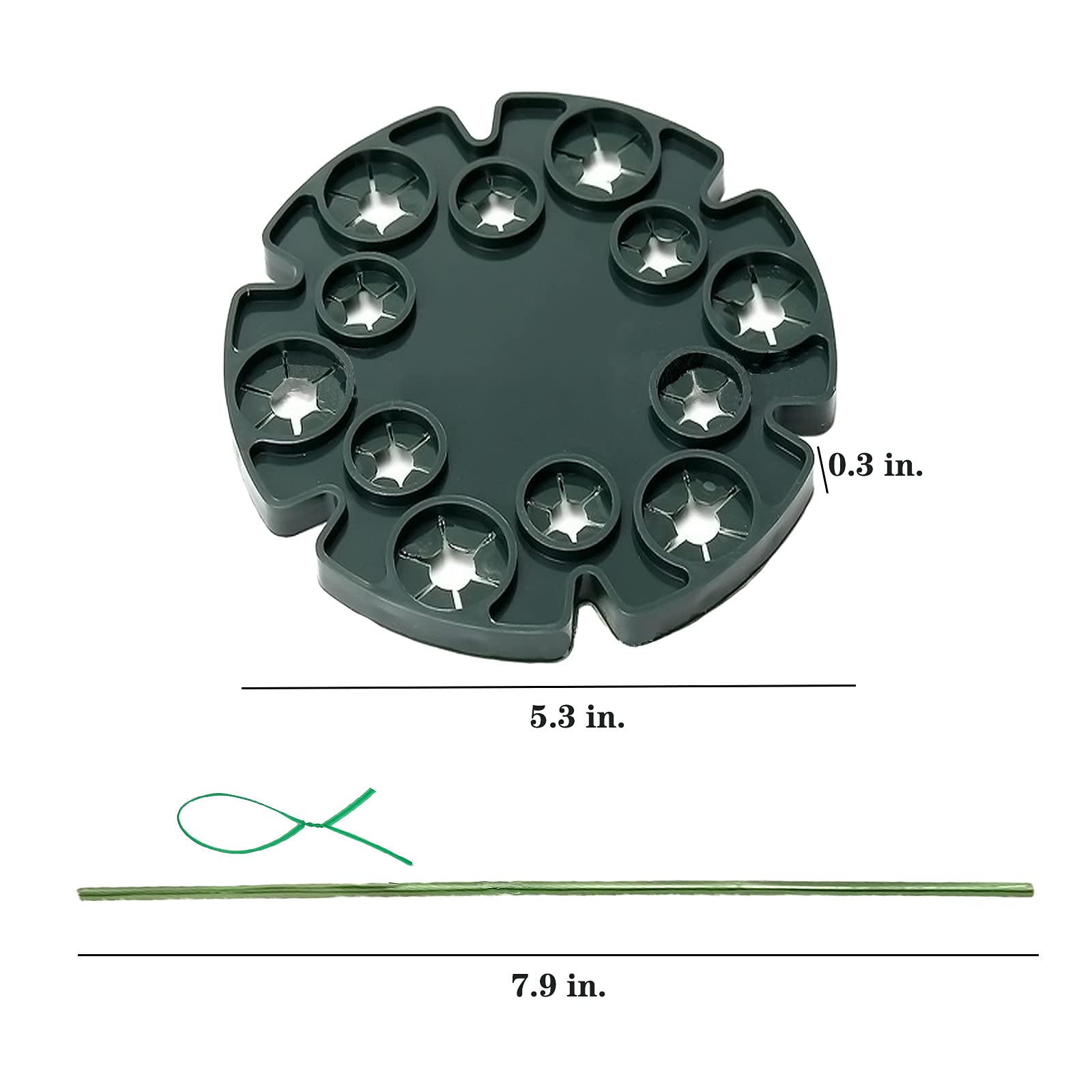 Buy xiaom Wigwam Cane Grips Sweet Pea Frame Support, Runner Bean Supports, Bamboo Canes Grips