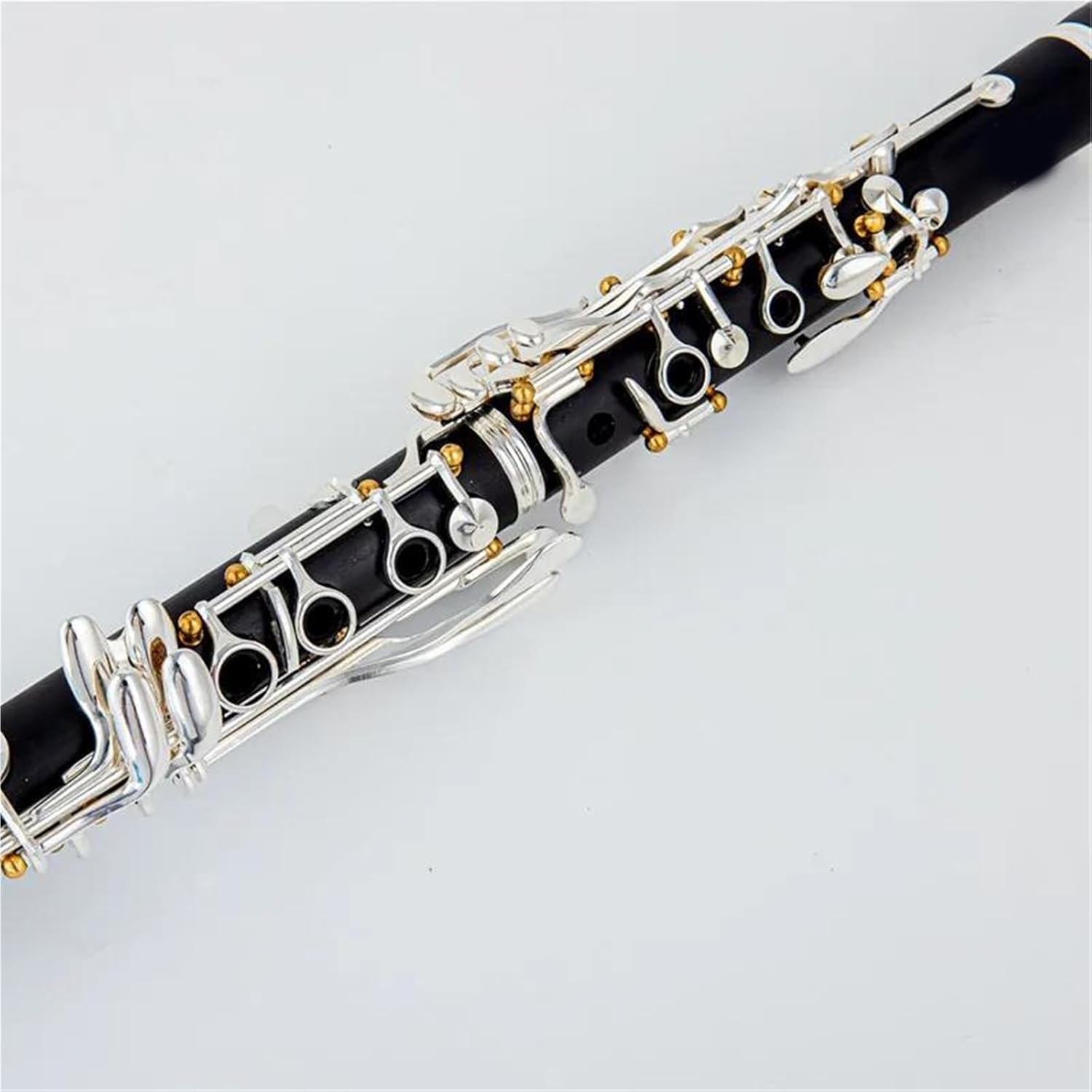 Bakelite Clarinet 17 Key Bb Tenor Professional Woodwind Instrument Accessories with Box Reed Clarinet