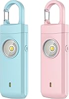 Vista 1 de Alarma personal recargable para mujeres, paquete de 2 regalos de cumpleaños de Navidad para mujeres, hijas, estudiantes universitarios