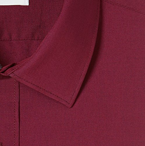 Image of Men's Solid Cotton Blend Formal Shirt with Pocket | Plain Design with Spread Collar & Full Sleeves - Regular Fit (Pack of 2)