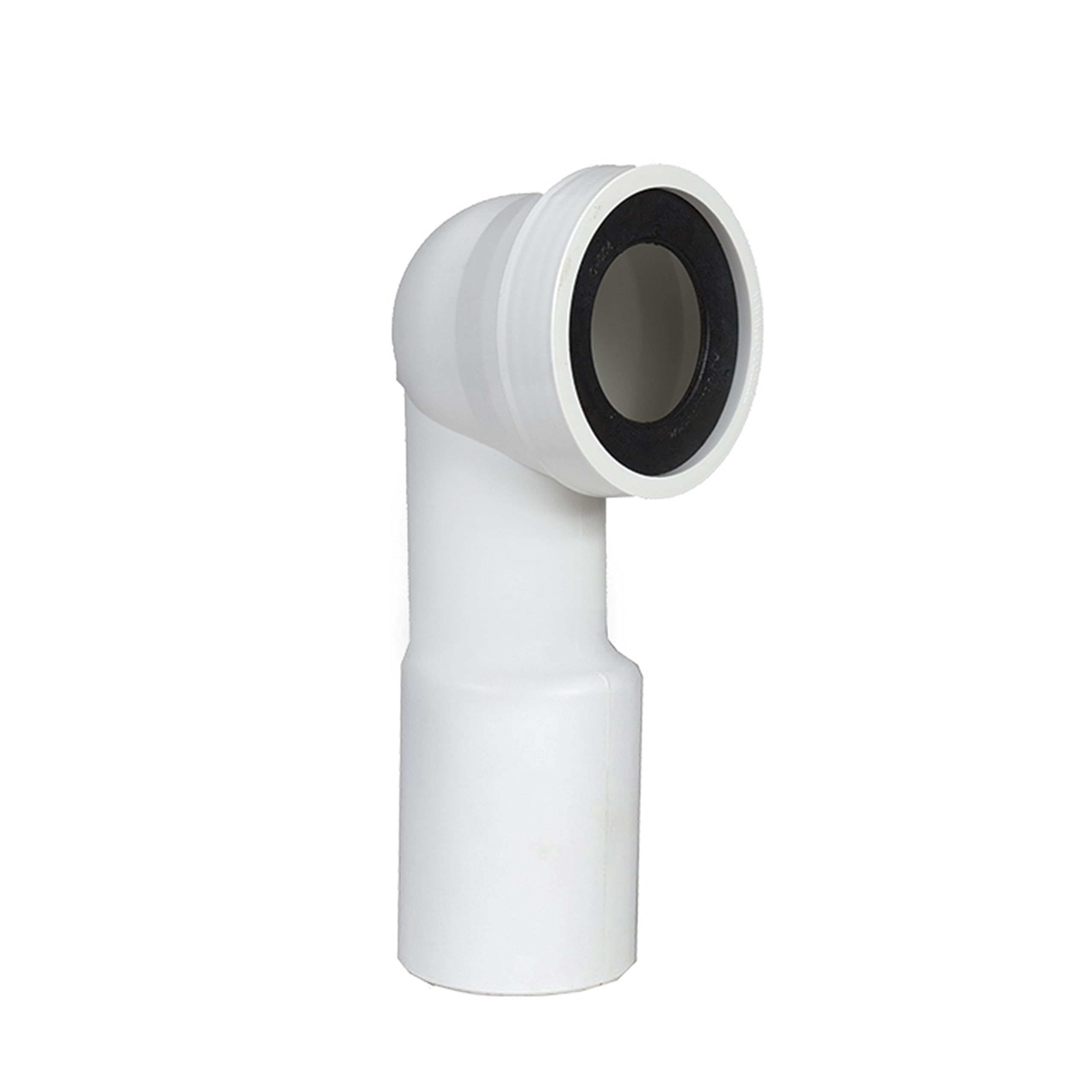 DW150/200 contra-aansluitstuk Zwart - TPC Kachels