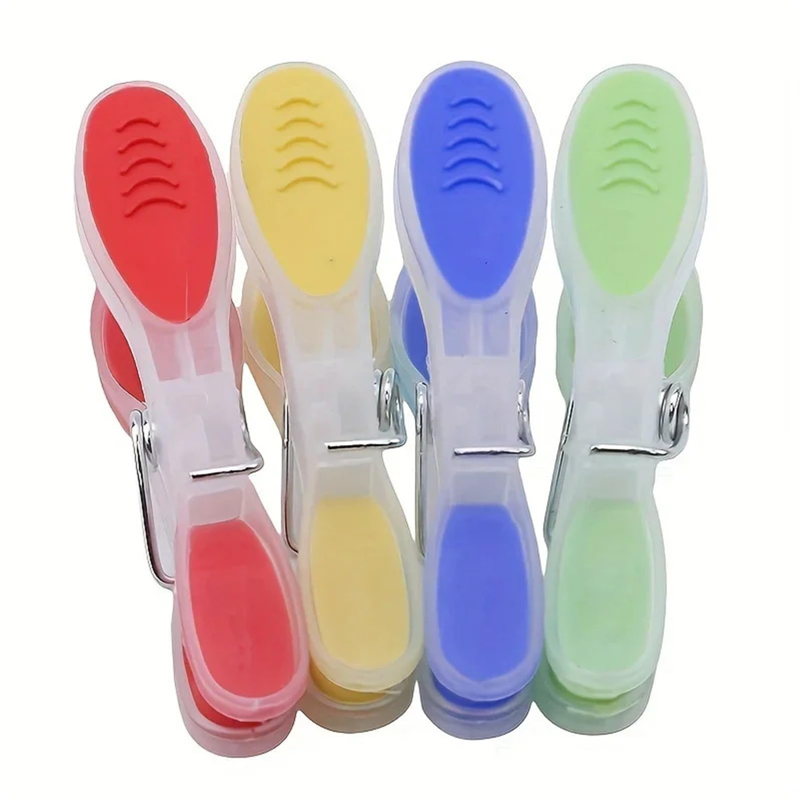 Clothes Pegs 60pcs Soft Laundry Folder Small Drying Clip Plastic Clothespin Windproof Underwear Socks Drying Rack Clothes Peg