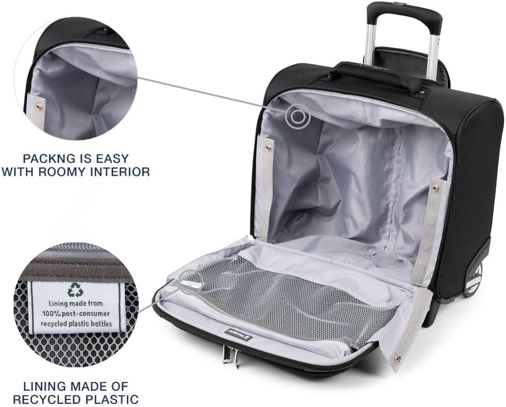 Travelpro Maxlite 5 Softside Rolling Underseat Tote view 4