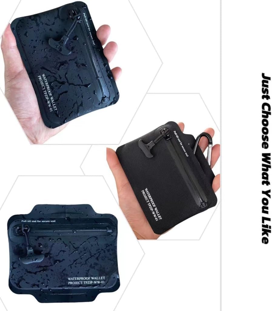Waterproofs Coin Purse Card Holder Zipper Diving Arm Wrist Small Bag Light Weight Card Holder Easy to Carry