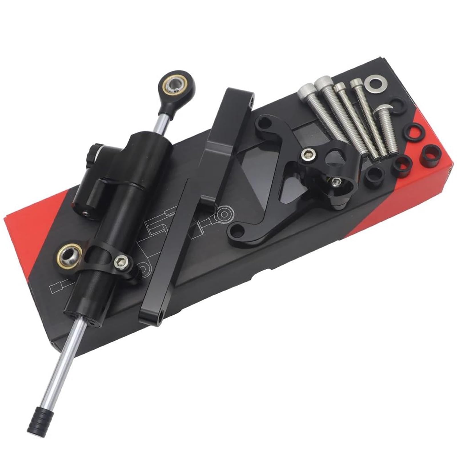 Lenkungsdämpfer-Stabilisator Für Motorräder, Stoßdämpfer-Richtungshalterung Für CB1000R CB 1000R CB 1000 R 2008-2016 Motorrad Lenkungsdämpfer Stabilisator(Farbe 4)