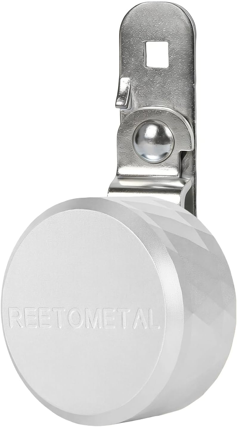 Heavy-Duty Trailer Door Hasp with Buckles, Enclosed Cargo Door Latch with Puck Lock for Cam Lock & Ramp Handles