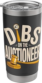 Dibs on the Auctioneer Stainless Steel Insulated Tumbler