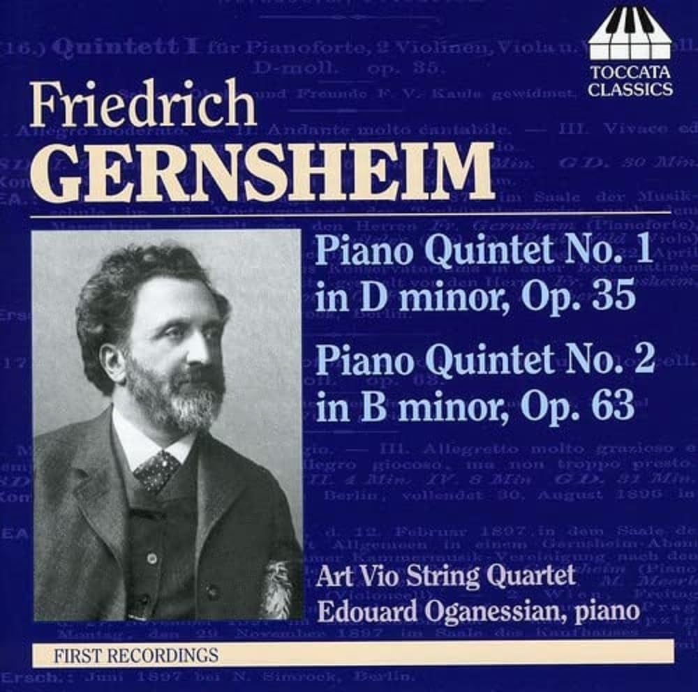 Gernsheim - The Two Piano Quintets (CD) TOCCATA TOCC0099